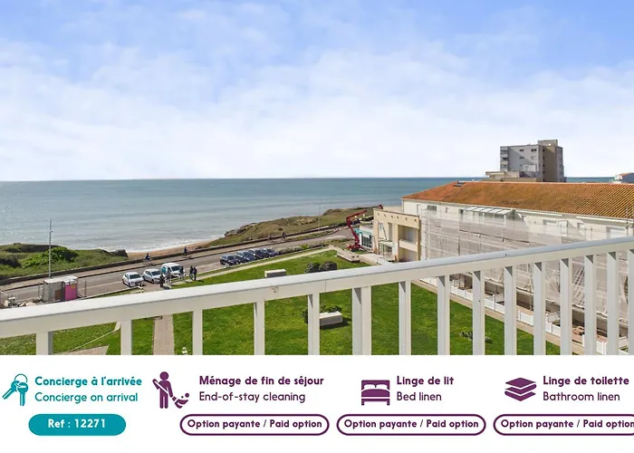 Vue Imprenable Sur L'ocean Pour 4 Personnes Apartamento *